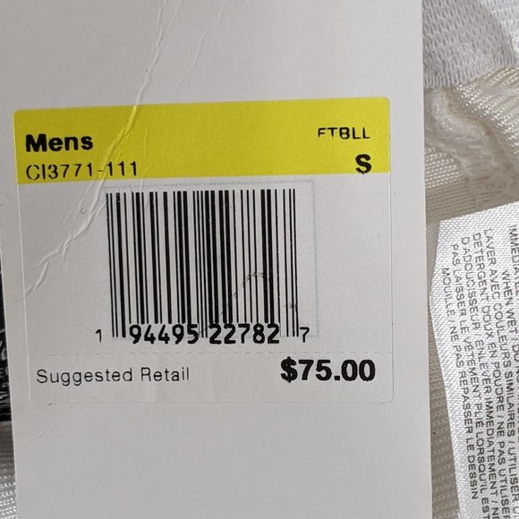 NIKE Alpha Elite Team Engineered Football Pants White / Green Striped Small NWT - Picture 9 of 9